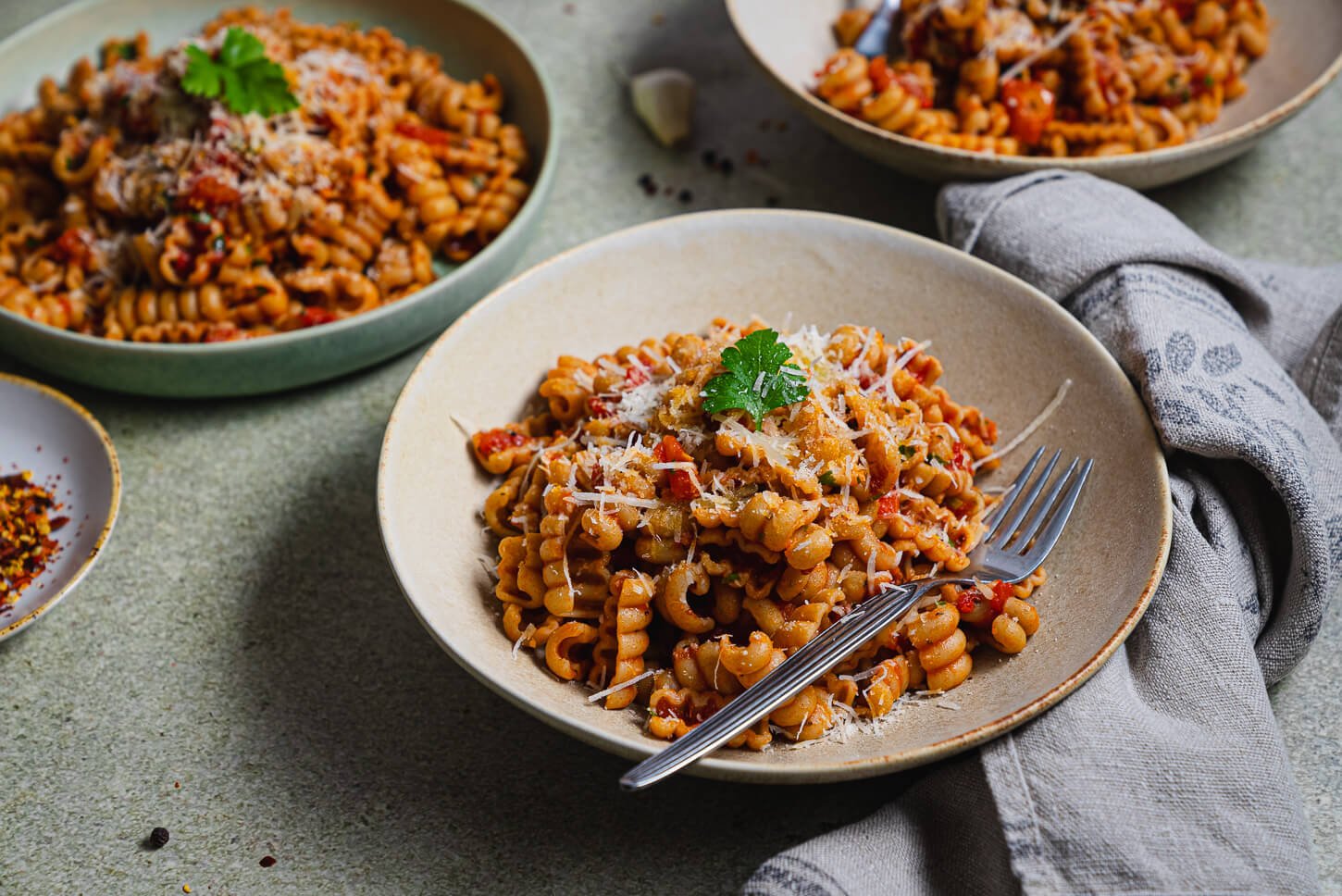 Whole wheat pasta