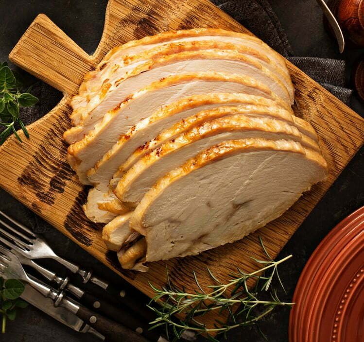 Sliced turkey