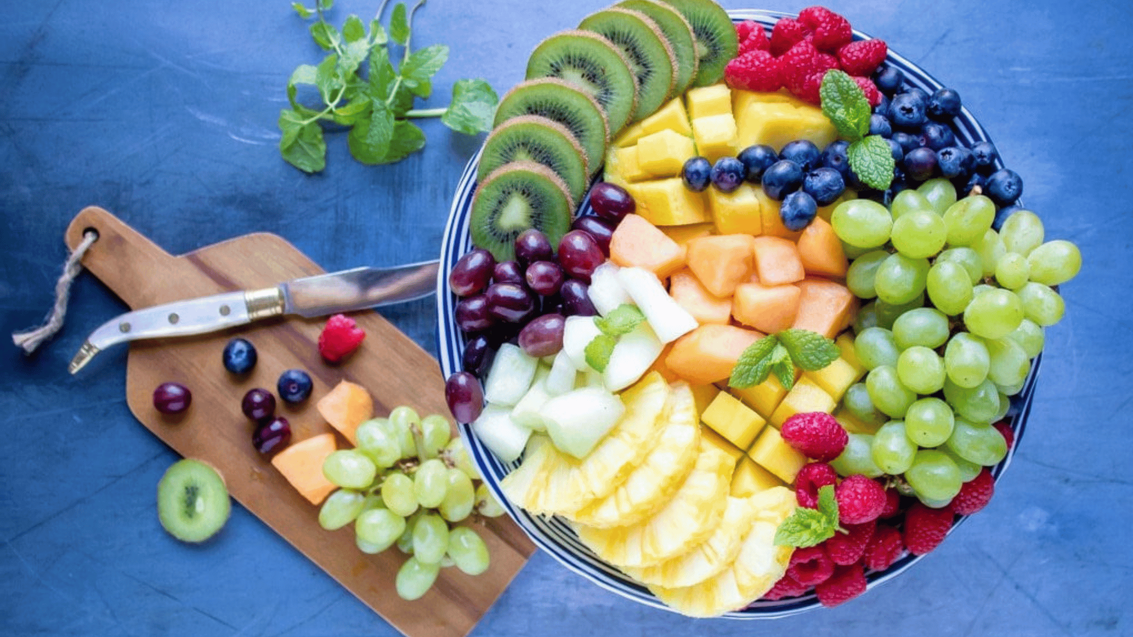 Fresh fruit plate