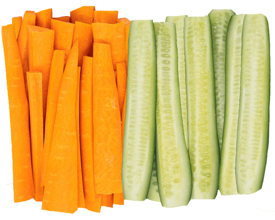 Fresh vegetable plate