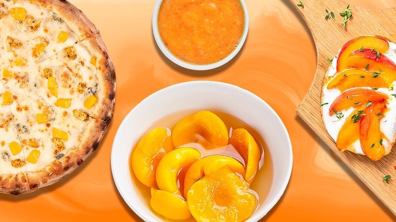 Canned peaches