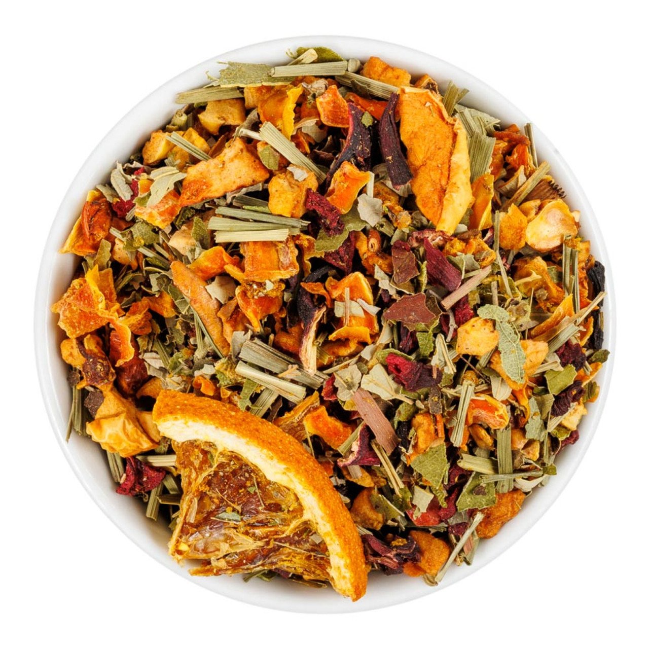 Herbal orange tea