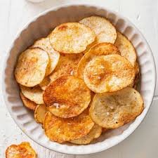 Baked potato chips