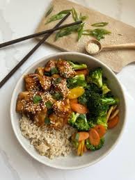Teriyaki/veg/brown rice