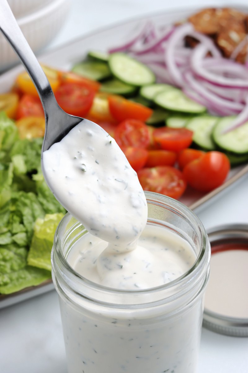 Modified ranch dressing