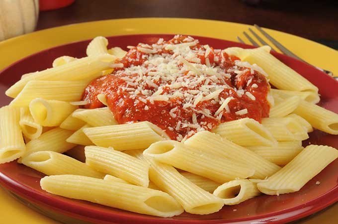 Pasta with marinara