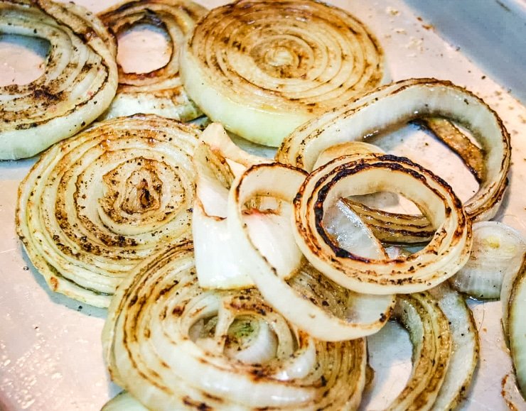Grilled onions