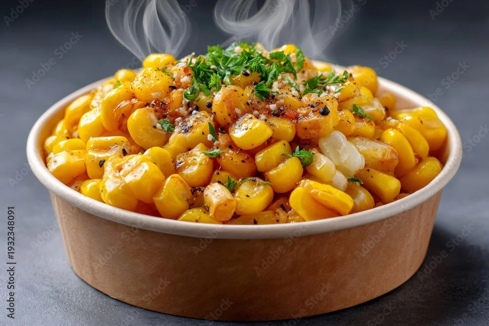 Fire roasted corn