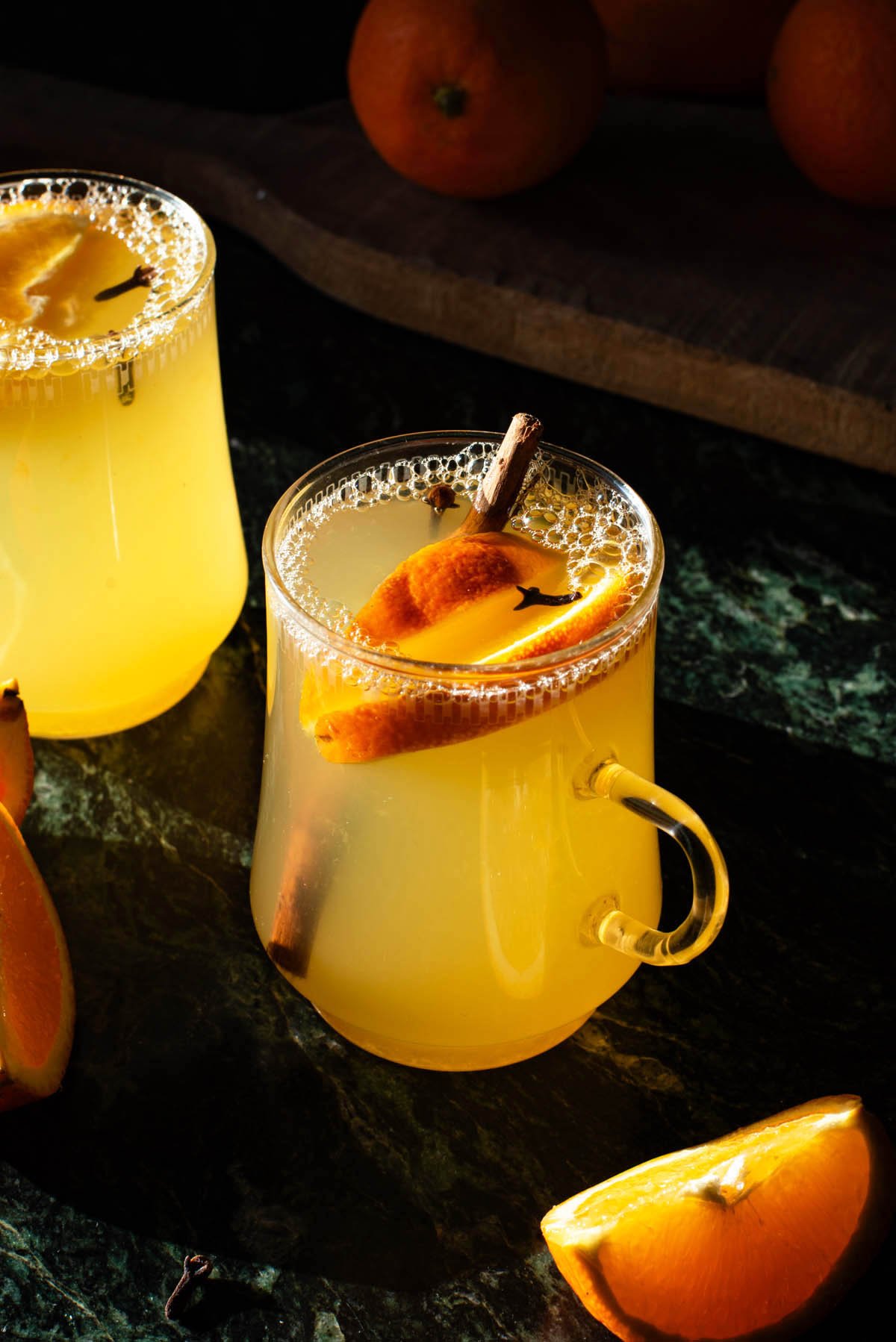 Herbal orange tea