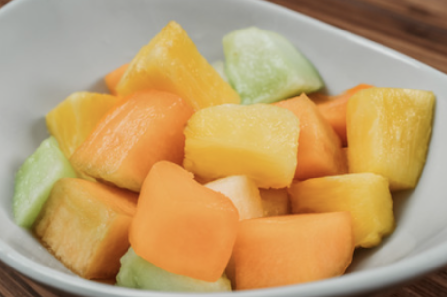 Fresh fruit plate