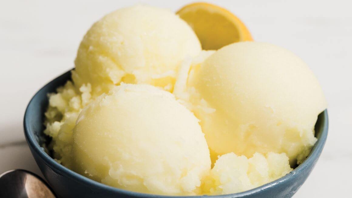 Lemon Italian ice