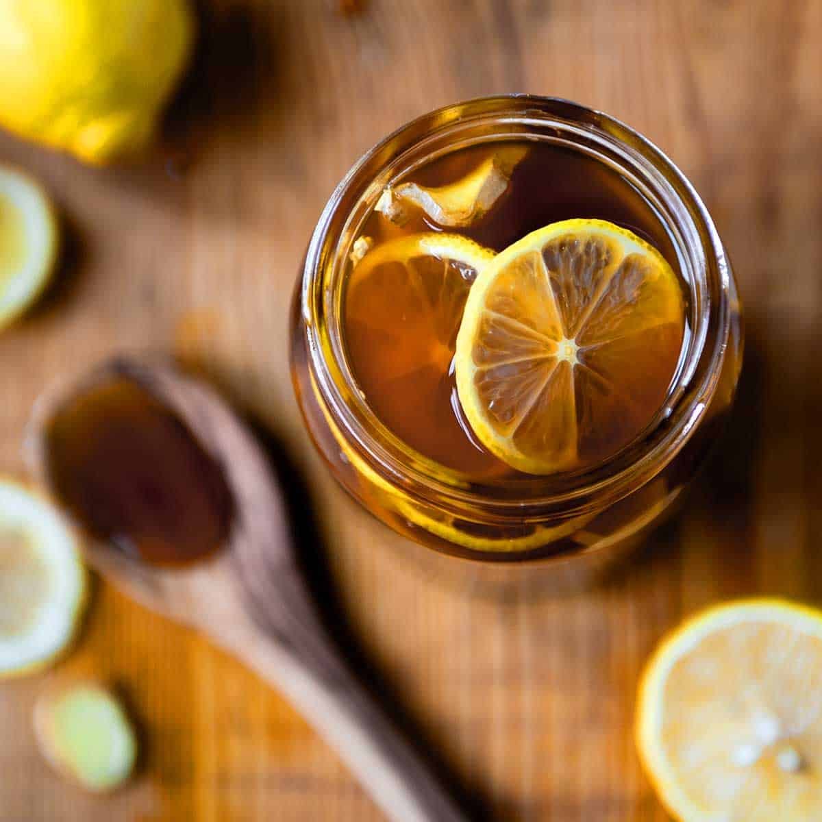 Lemon ginger tea
