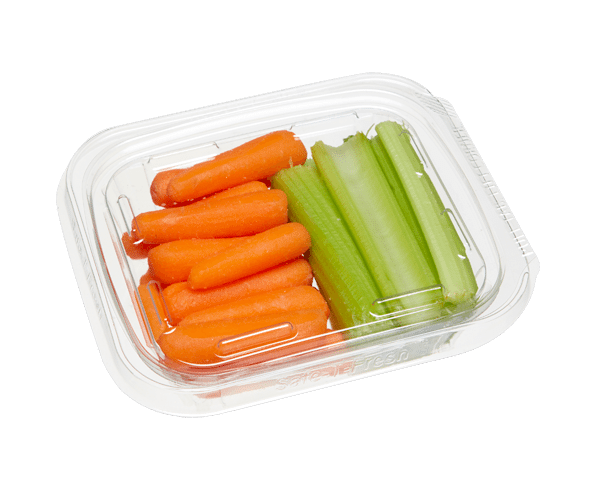 Carrot and celery sticks