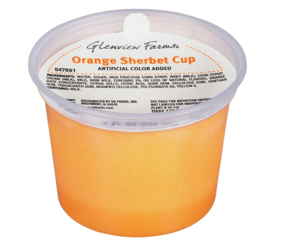 Orange Sherbet