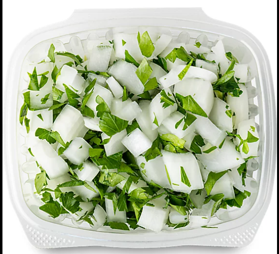 Cilantro/Onion garnish