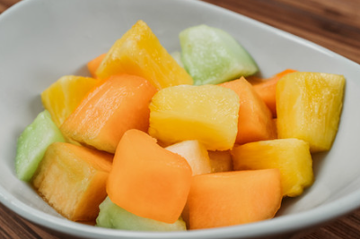 Fresh fruit plate