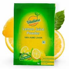 Lemon juice packet
