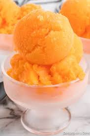 Orange sherbet