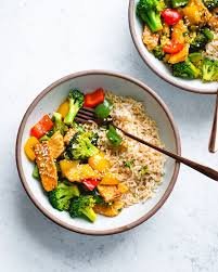 Teriyaki/veg/no rice