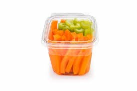 Carrot and celery sticks