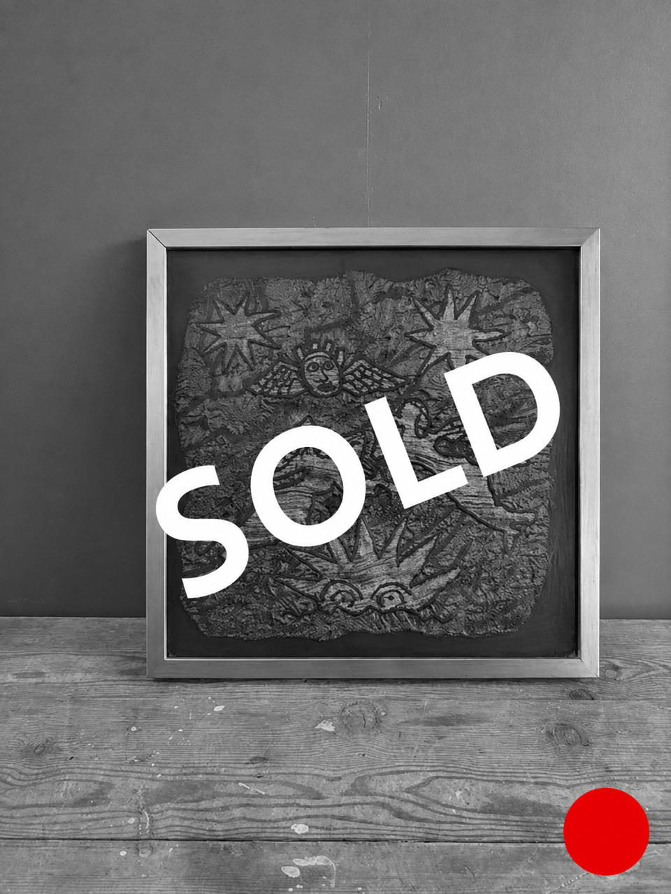 Vintage Framed Textile Artwork