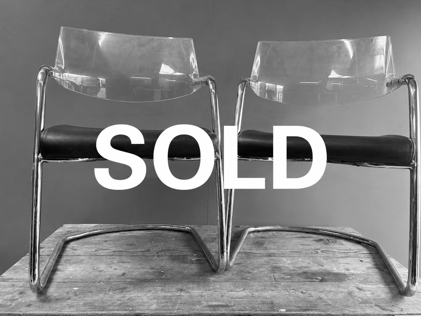 A pair of Stiland Mid-Century Cantilever Chairs