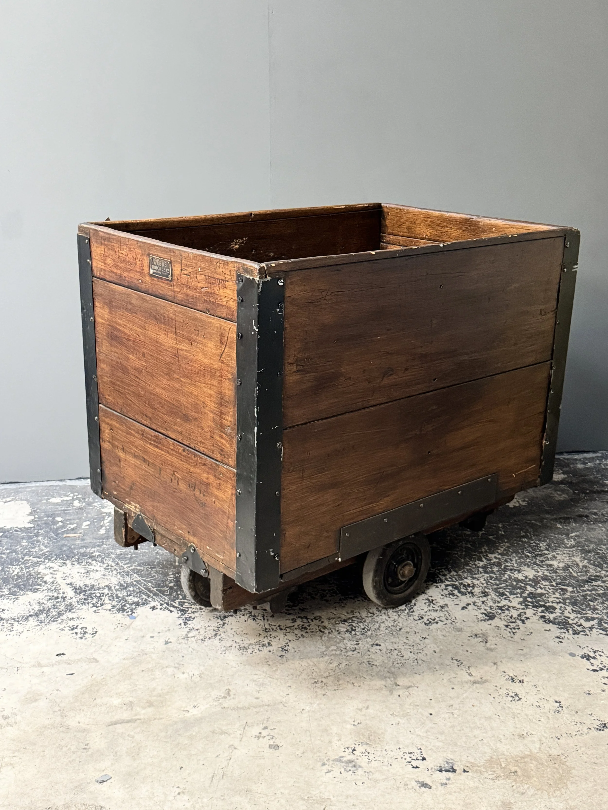 Wooden Mill Trolley