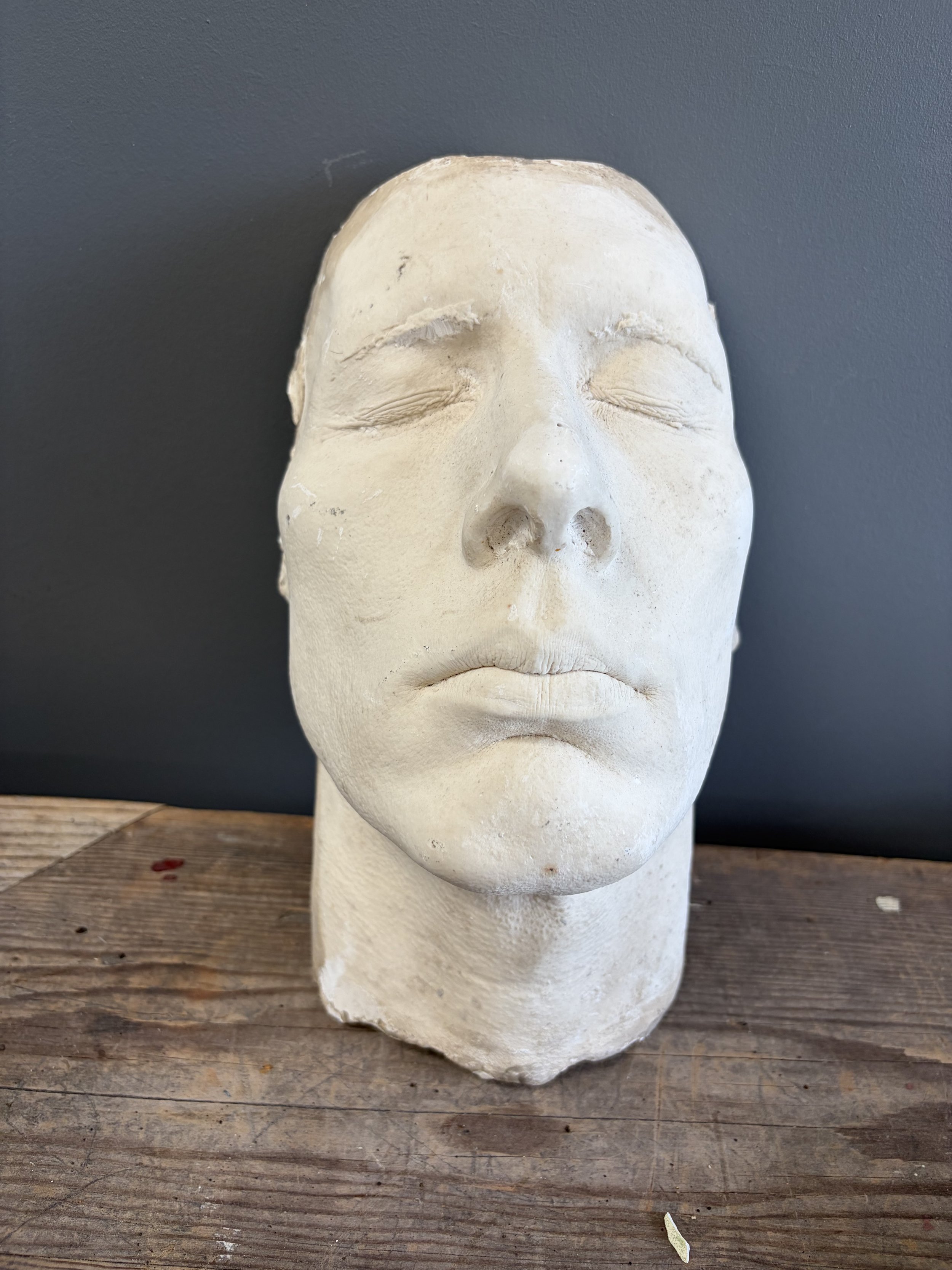 Original Plaster Lifecast – Ex. Christopher Tucker Collection 