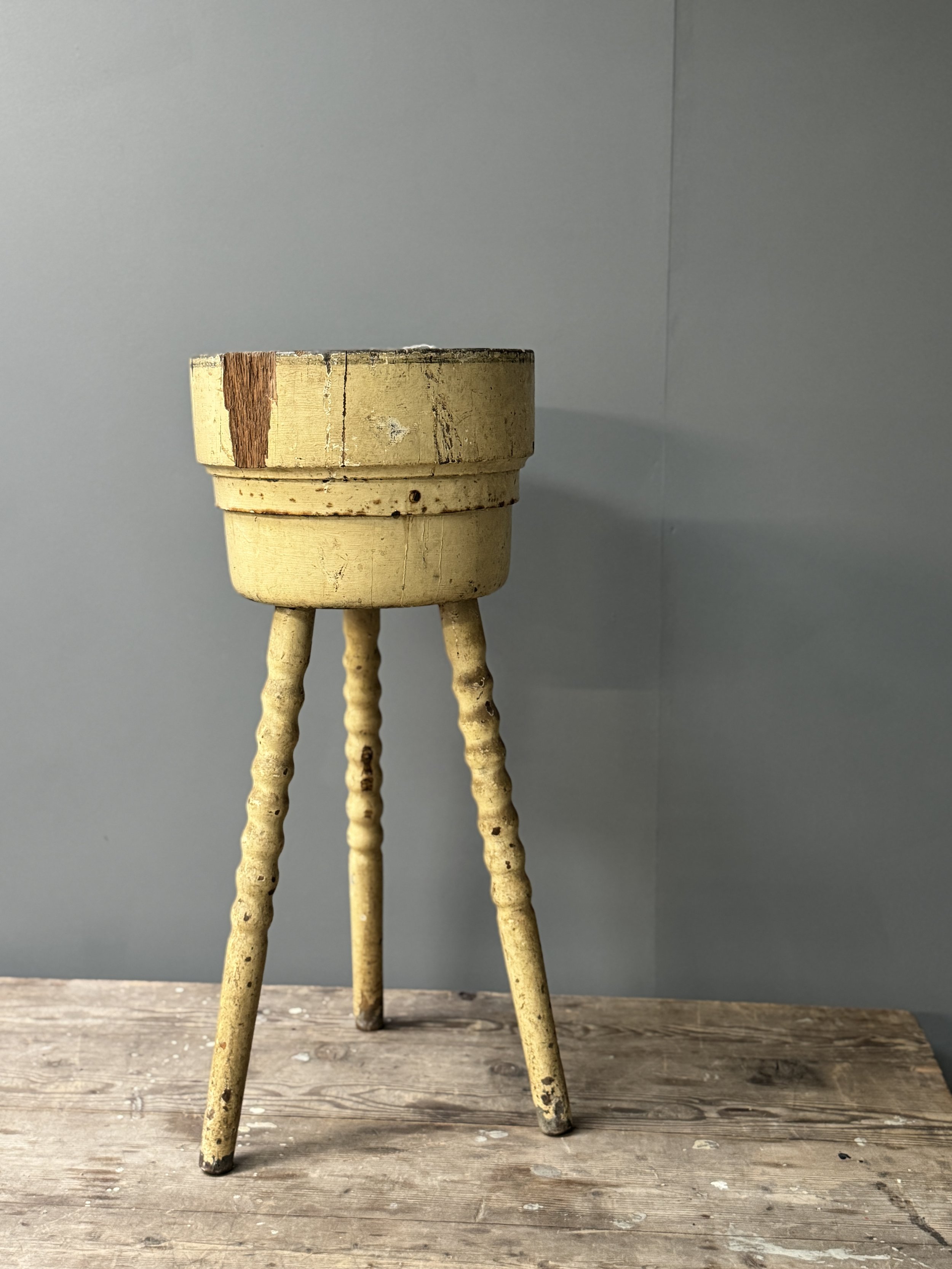 Vintqage French Butchers Block