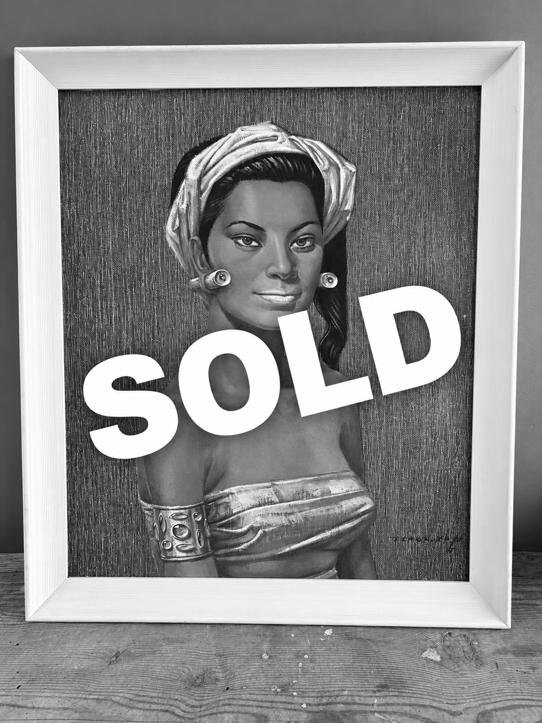 Iconic Vintage Mid-Century Print 'Balinese Girl/Balinese Dancer' by Vladimir Tretchikoff 