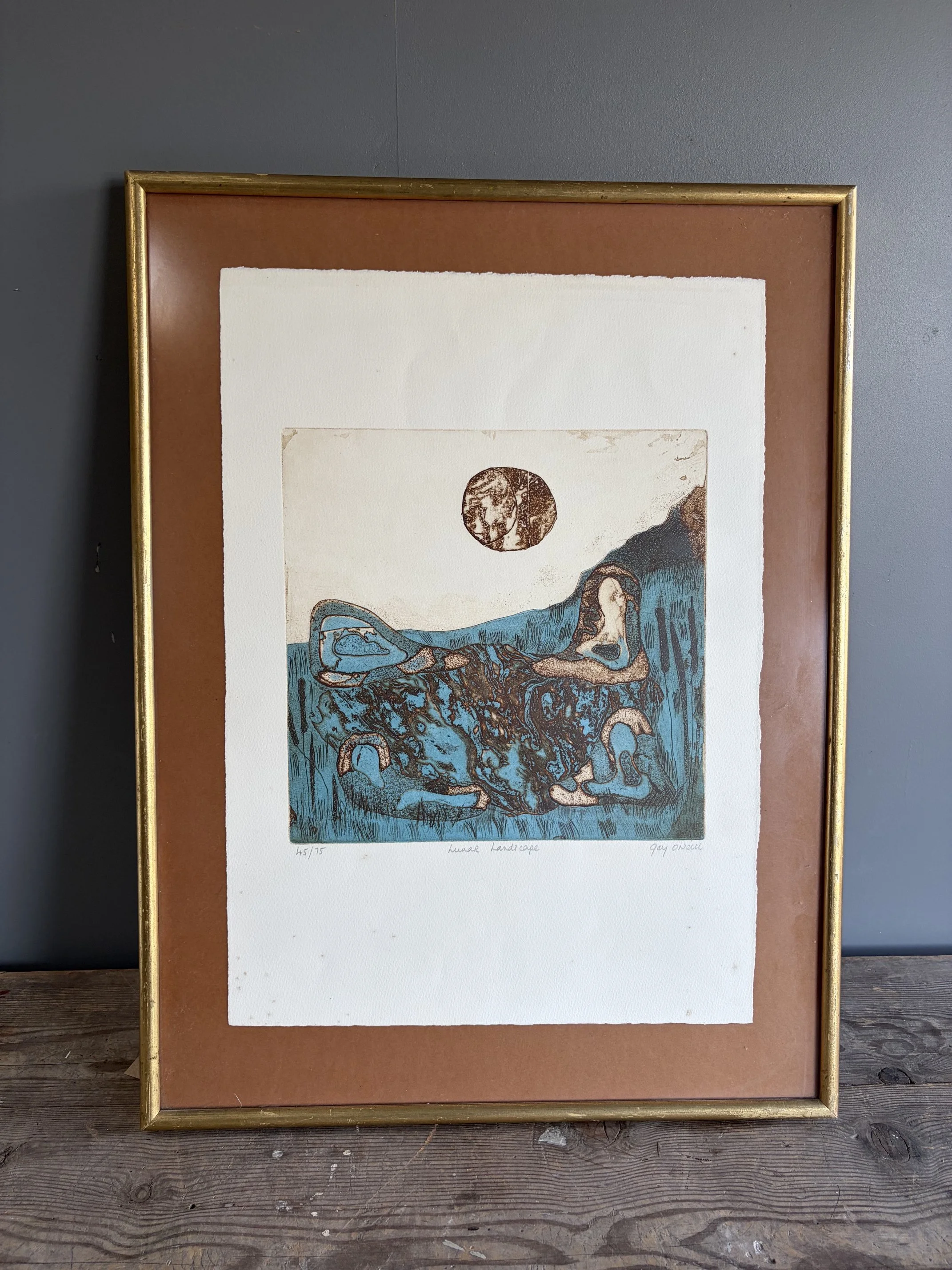 'Lunar Landscape' Limited Edition Print  by Gay O'Neill