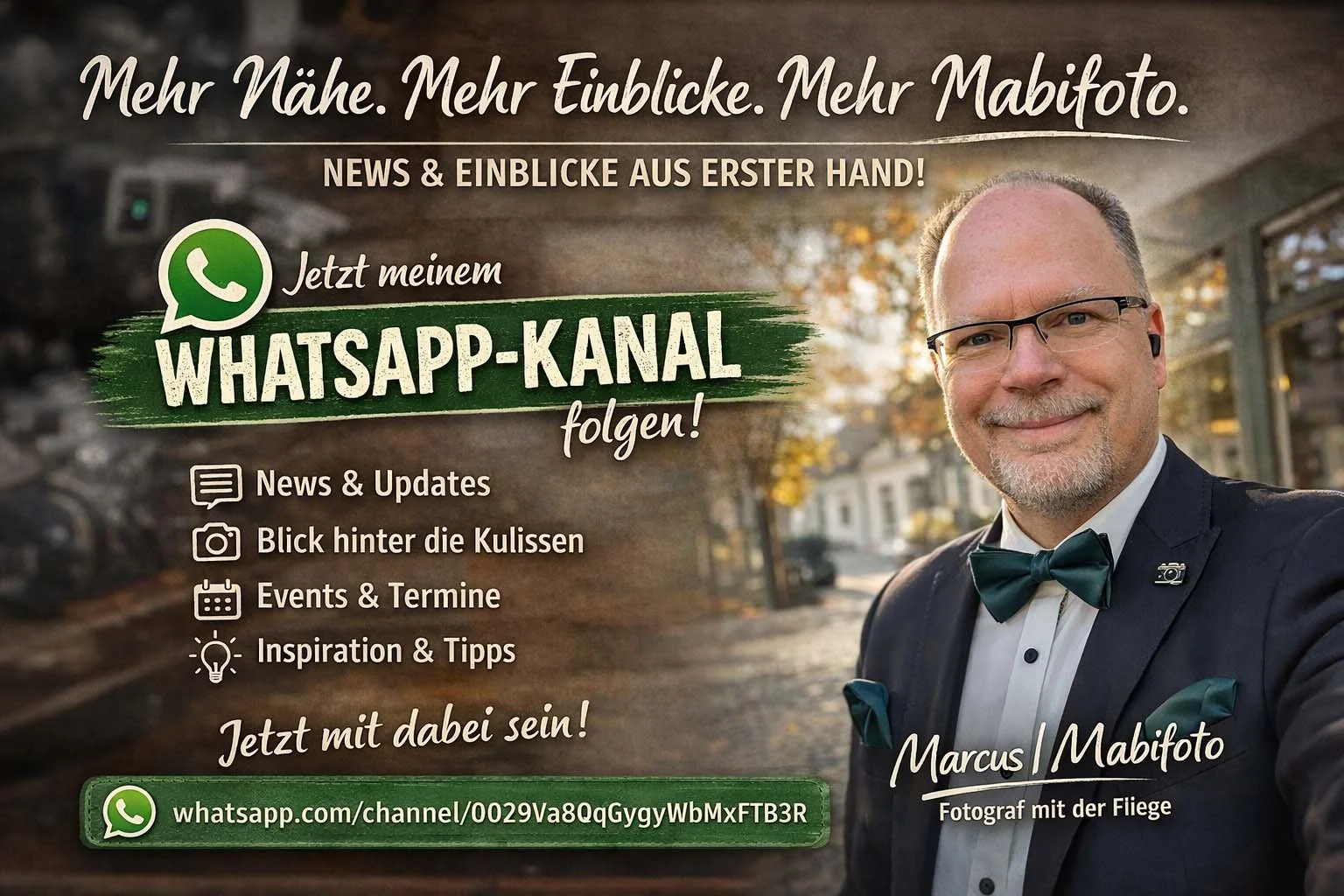 Euren Fotografen kennenlernen – persönlich, nahbar und direkt bei Mabifoto im Gutshaus Börnicke