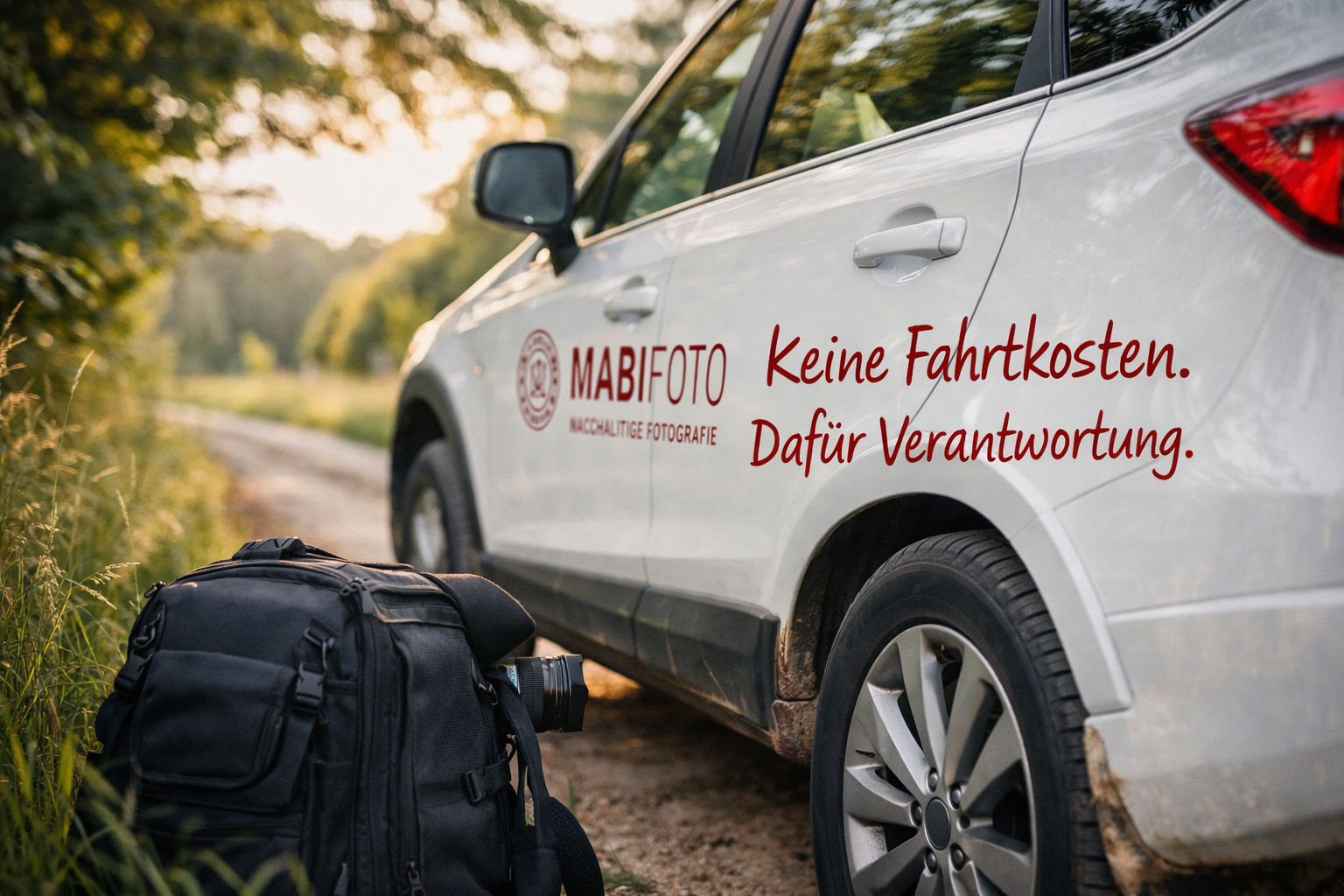 Keine Fahrtkosten. Dafür Verantwortung. Warum wir bei MABIFOTO bewusst anders handeln