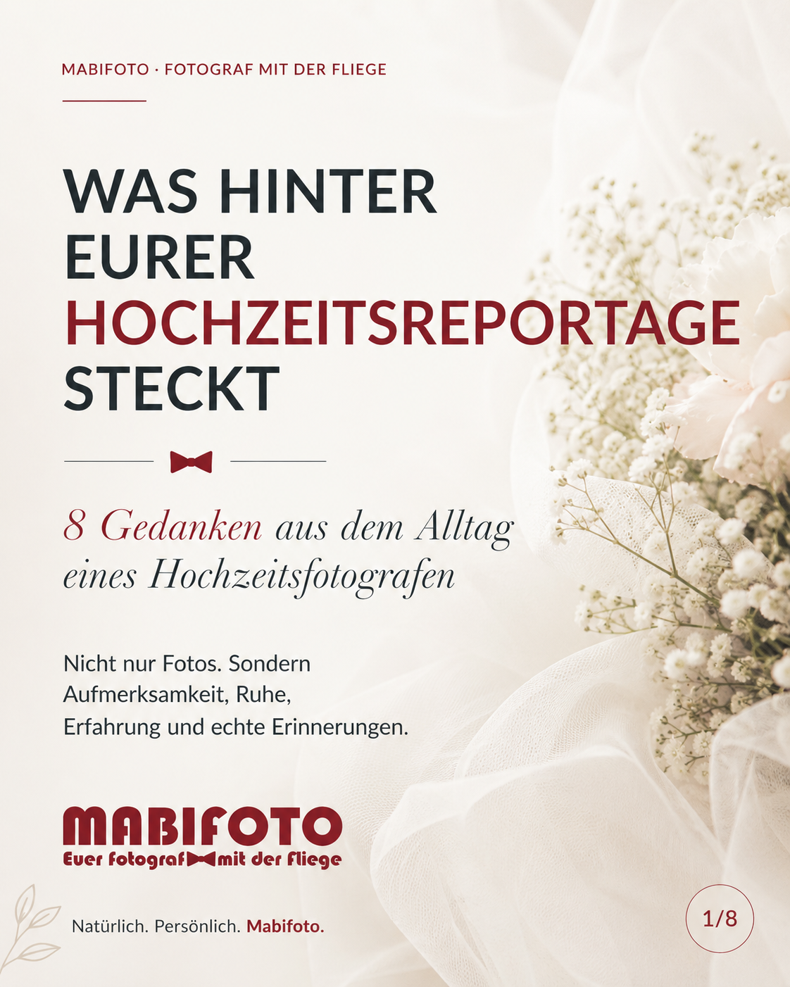 Was ein Hochzeitsfotograf mitdenkt – damit ihr euren Hochzeitstag genießen könnt