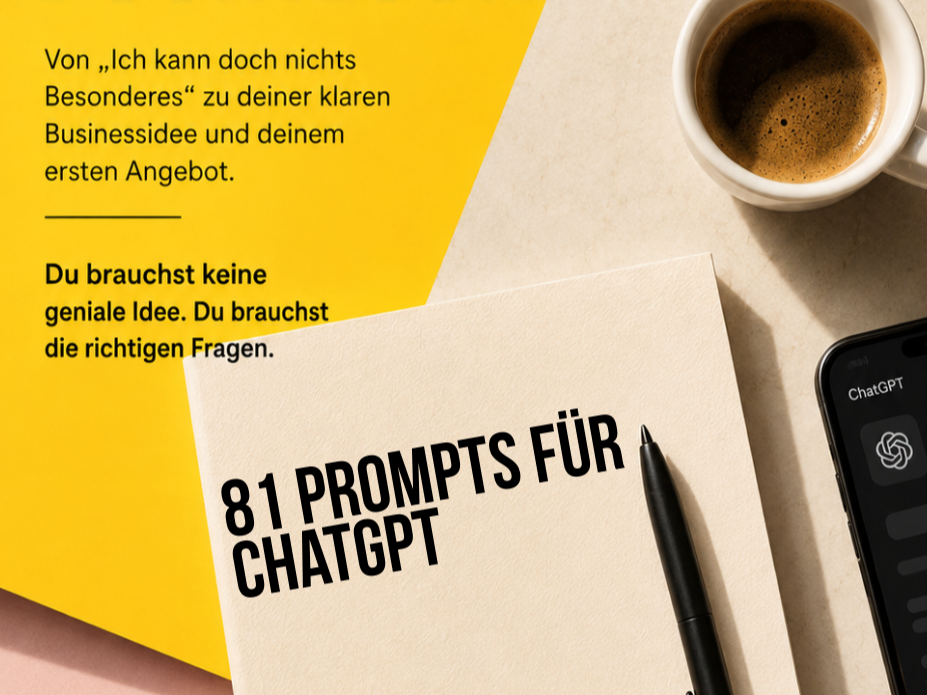 81 Prompts - Finde deine  Businessidee
