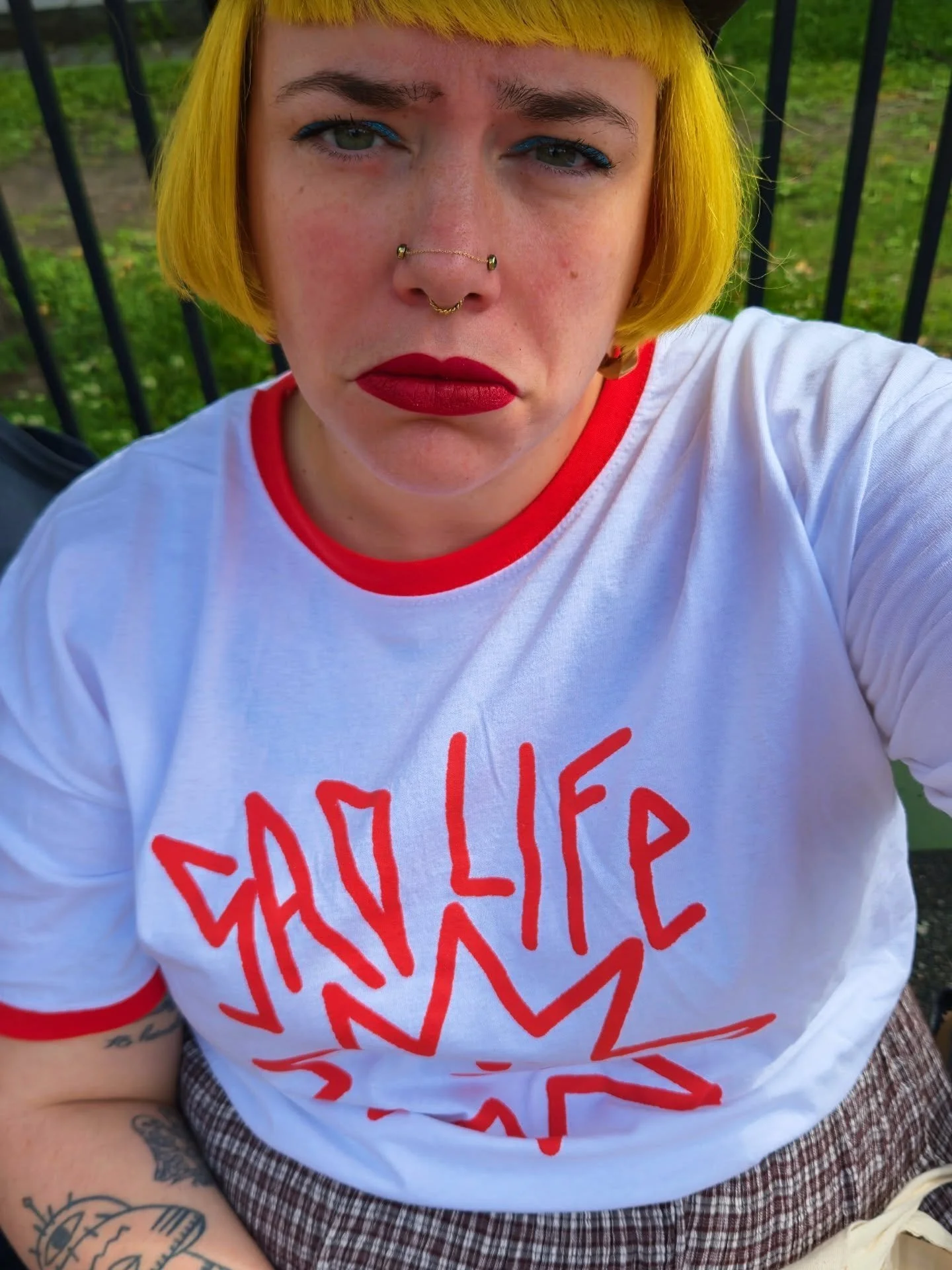 💥 SAD LIFE tee drop 💥

Because sometimes life is sad&mdash;and that&rsquo;s okay. Wear your truth. Cry cute. Heal loud.

Limited pieces, made with love, ink, and trauma. Sad Life T-shirt available at @beershopkuja  feom S to 3XL. Come grab yours an