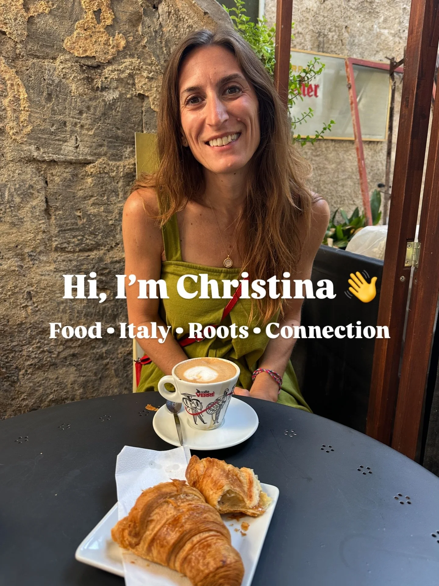 Hi, if you&rsquo;re new here welcome! And if you&rsquo;ve been following along thanks for being here! 👋 

I&rsquo;m deeply passionate about food, storytelling, travel, and reconnecting with my Italian roots. Everything I share comes back to one thin