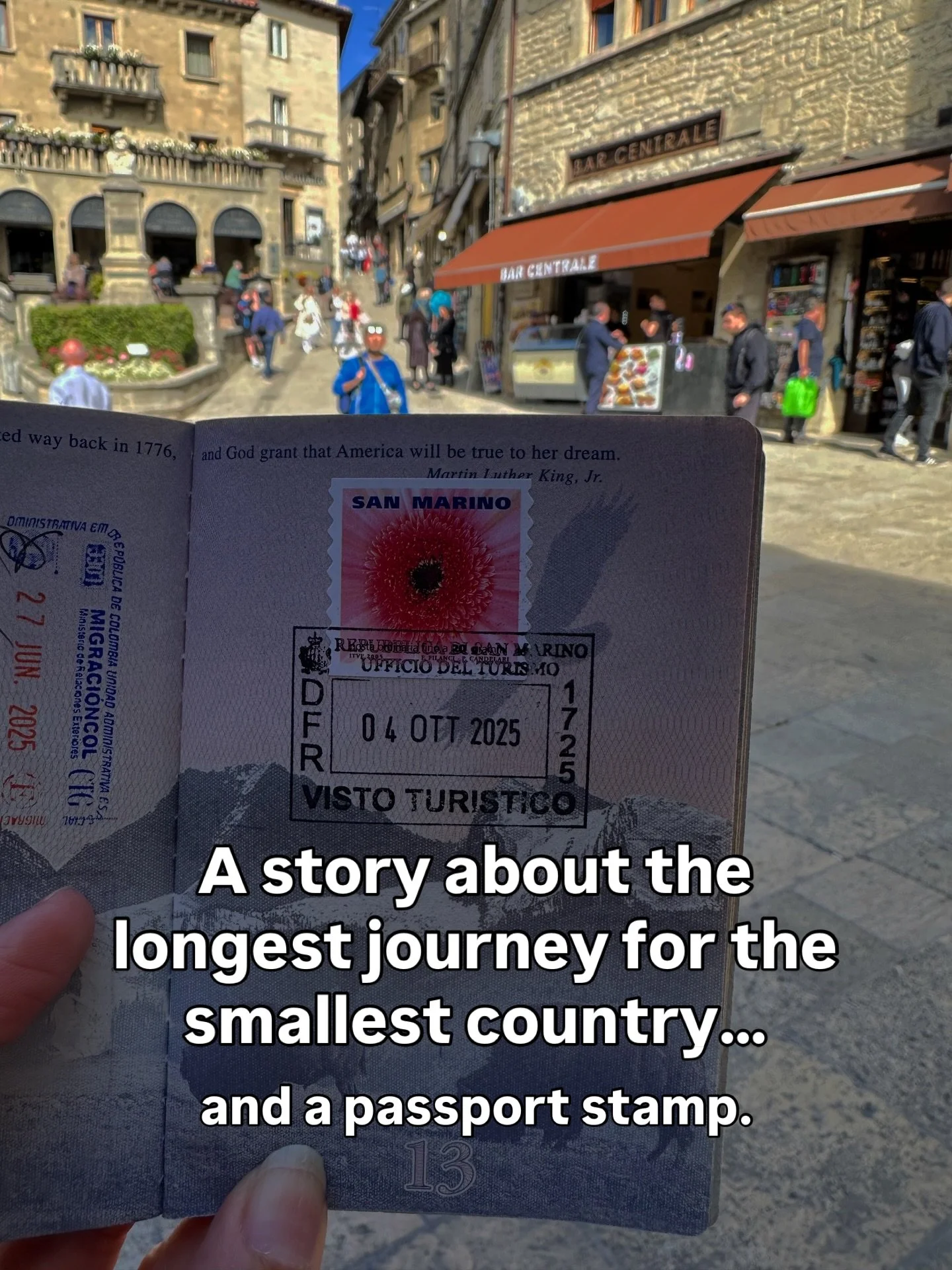 If you saw my post yesterday making passatelli in San Marino with my cousin @marinaminutillo here&rsquo;s the part of the story you didn&rsquo;t see&hellip;

Getting there.
What should have been a three hour train ride from Florence took eight hours 