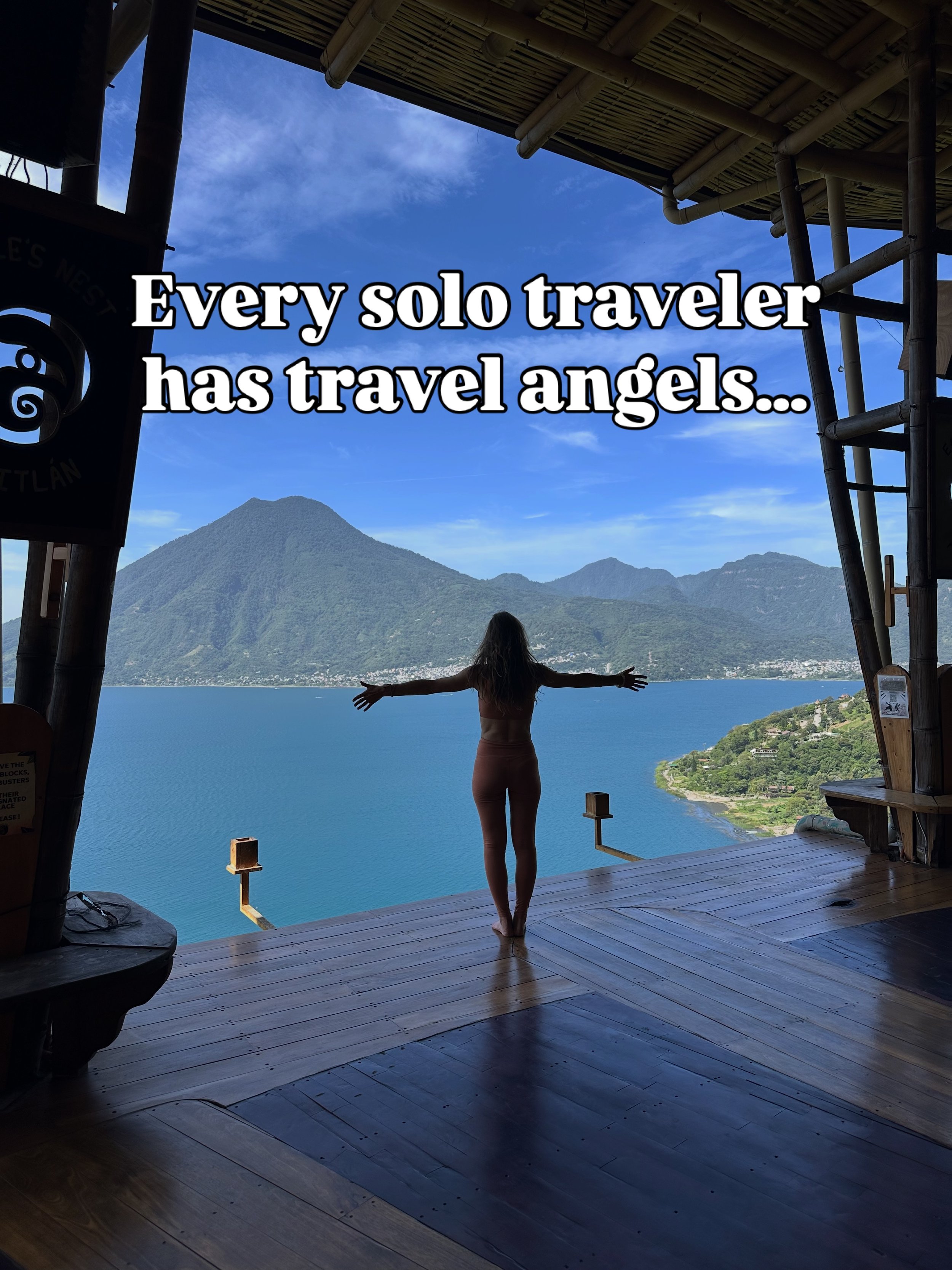 Have you ever met someone while traveling who felt like they were meant to cross your path?

I like to think of them as travel angels.

The person who keeps you company over dinner.
The stranger who encourages you to say yes.
The local who points you