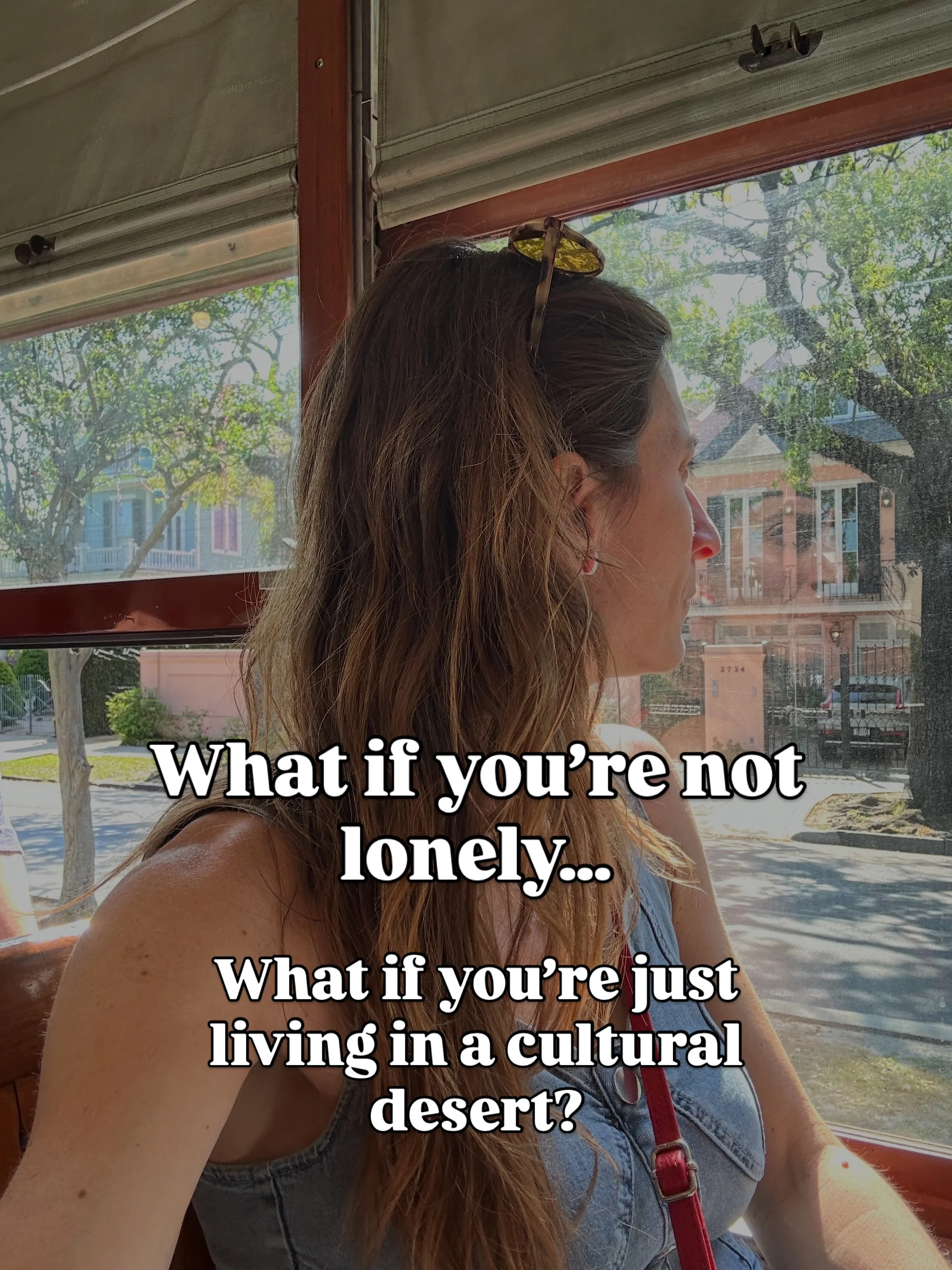Maybe you&rsquo;re not lonely.

Maybe you&rsquo;re just missing the feeling of belonging.

The traditions.
The gatherings.
The people who understand a part of you without explanation.

Sometimes we find ourselves in a cultural desert&mdash;not becaus