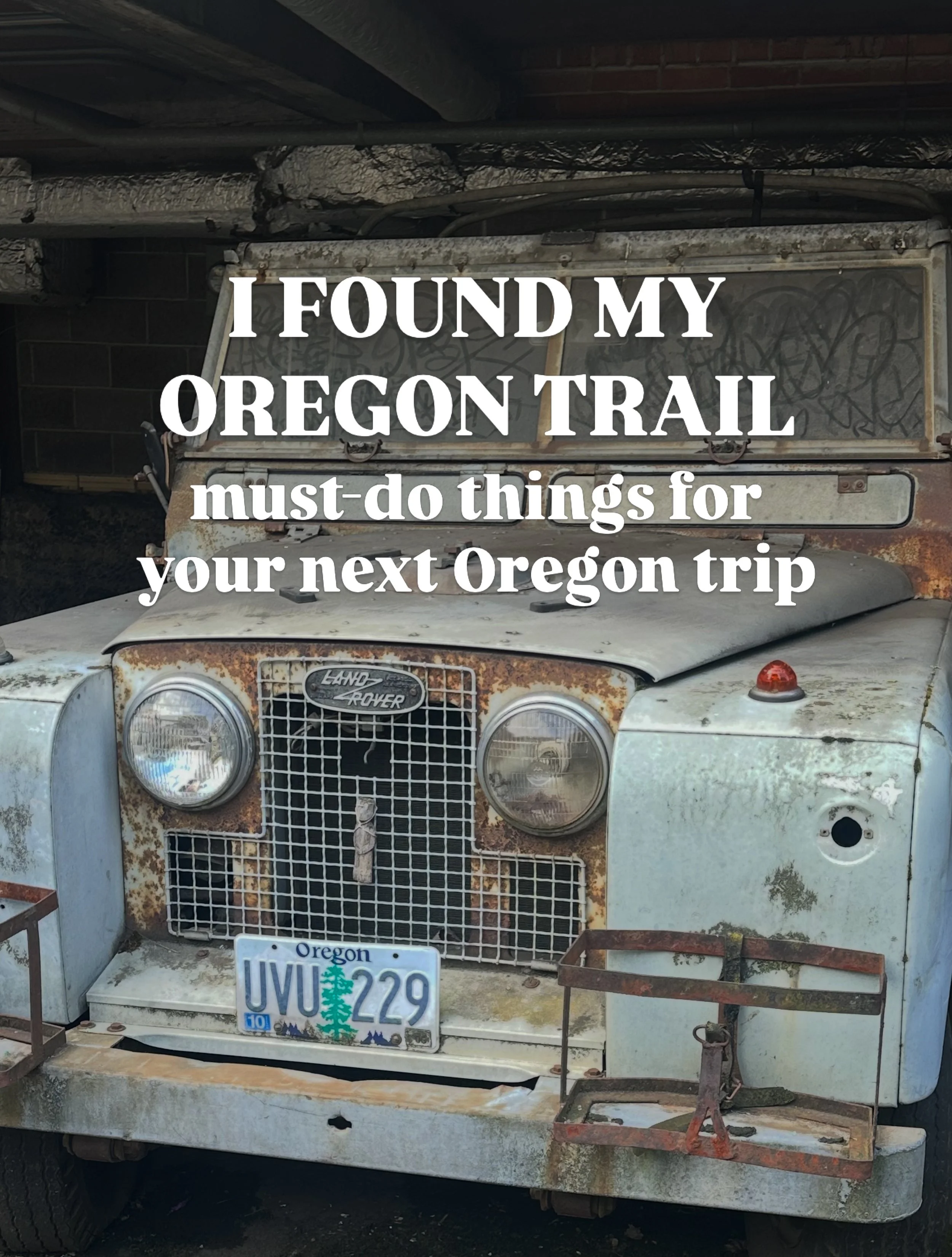 I found my Oregon Trail. 🥾

I decided to explore Oregon on my way to The Gorge.

Swipe for the must-see &amp; do experiences I&rsquo;d add to your own Oregon trip 👉

Save this for your next Oregon road trip. 🚗

#oregon #visitoregon #oregonroadtrip