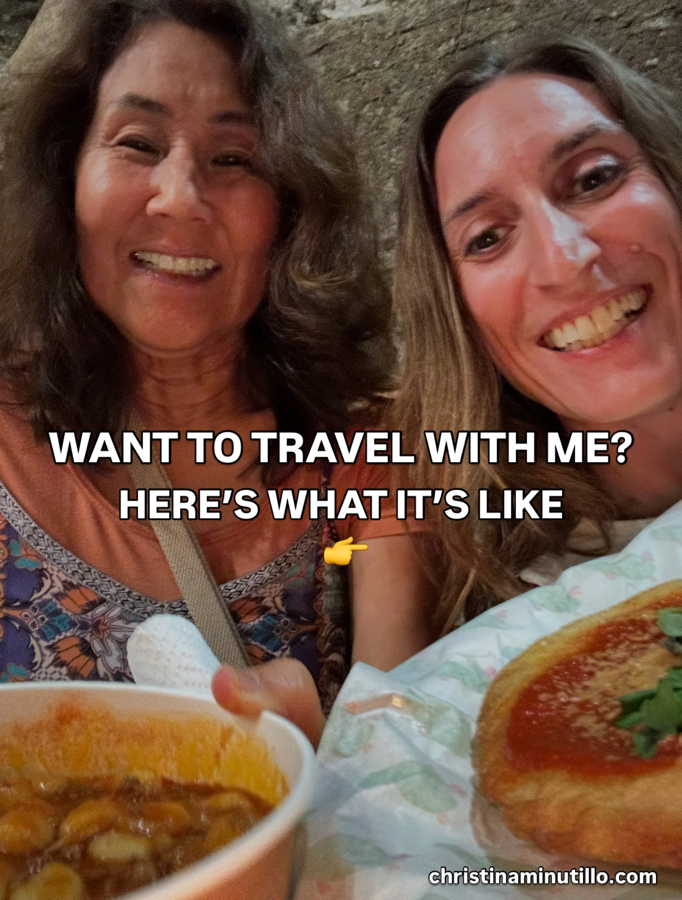 This is how I love to travel &mdash; and how I create my group trips.

We stay awhile. We explore small corners of a place. We meet the people who live there, share their food and traditions, and make room for the moments we couldn&rsquo;t have plann