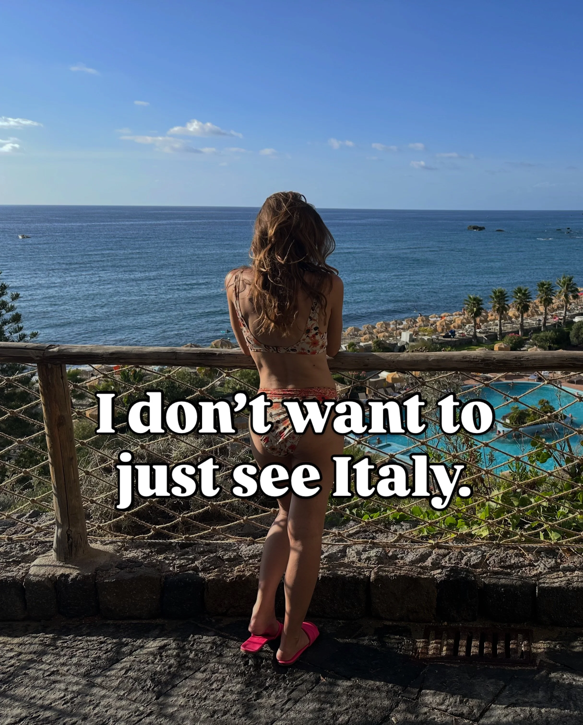 Come experience Italy with me&mdash;not just as a place you visit, but as a place you get to know.

Taste its food.
Meet its makers.
Hear its stories.
Slow down and experience the culture.

That&rsquo;s how I create my group trips to Italy.

🇮🇹 Sic