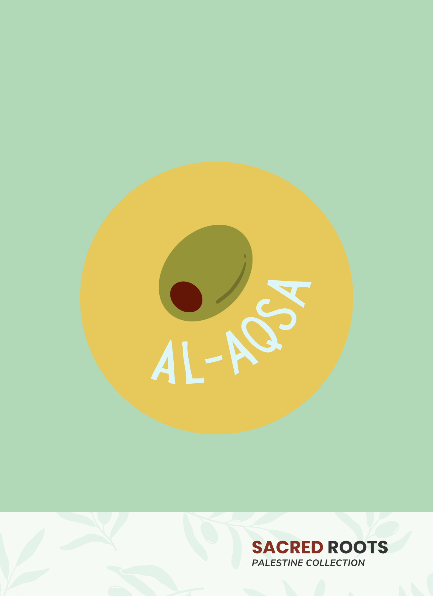 Olive Al-Aqsa Individual Sticker