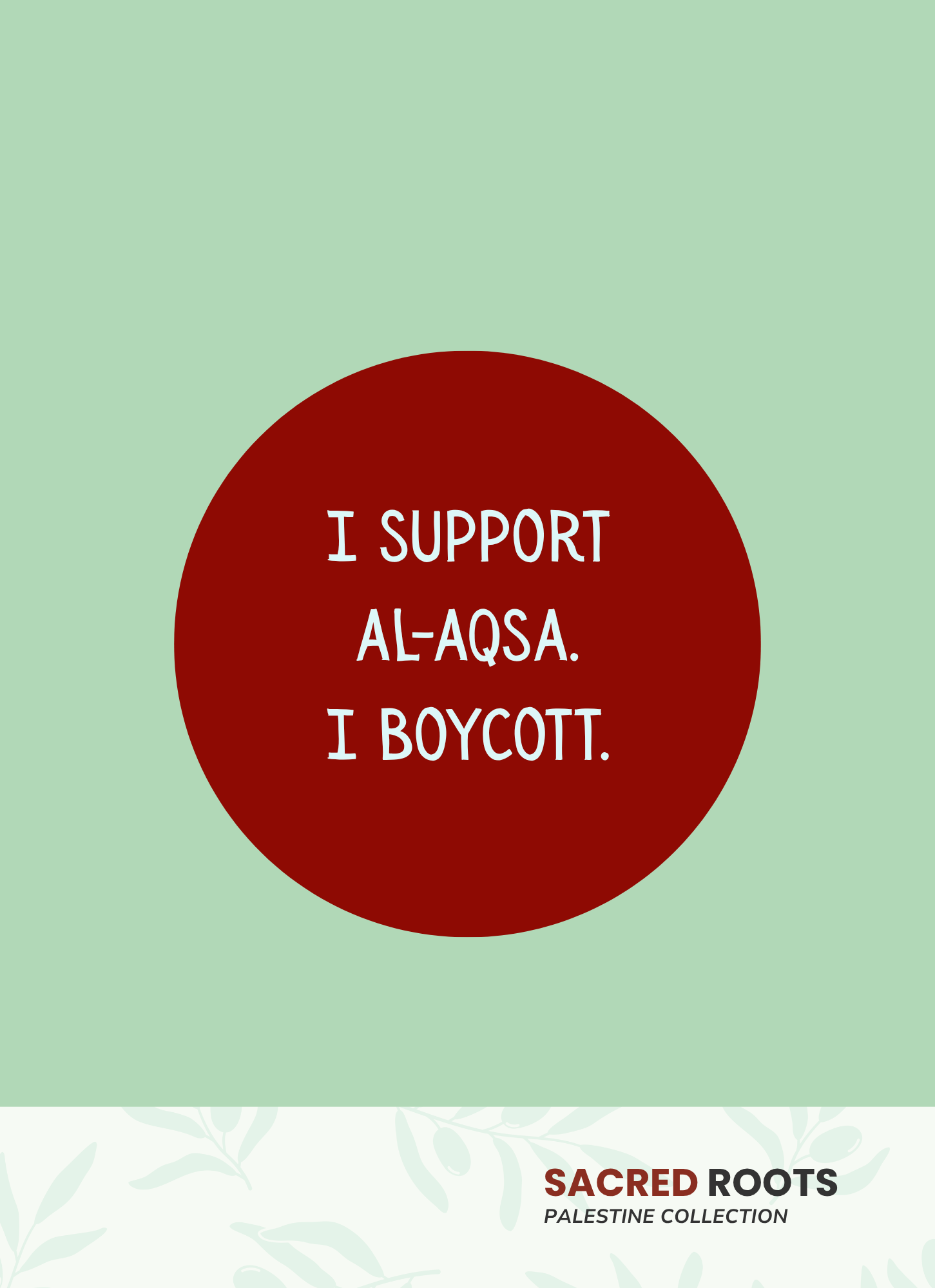 I Support Al-Aqsa Individual Sticker