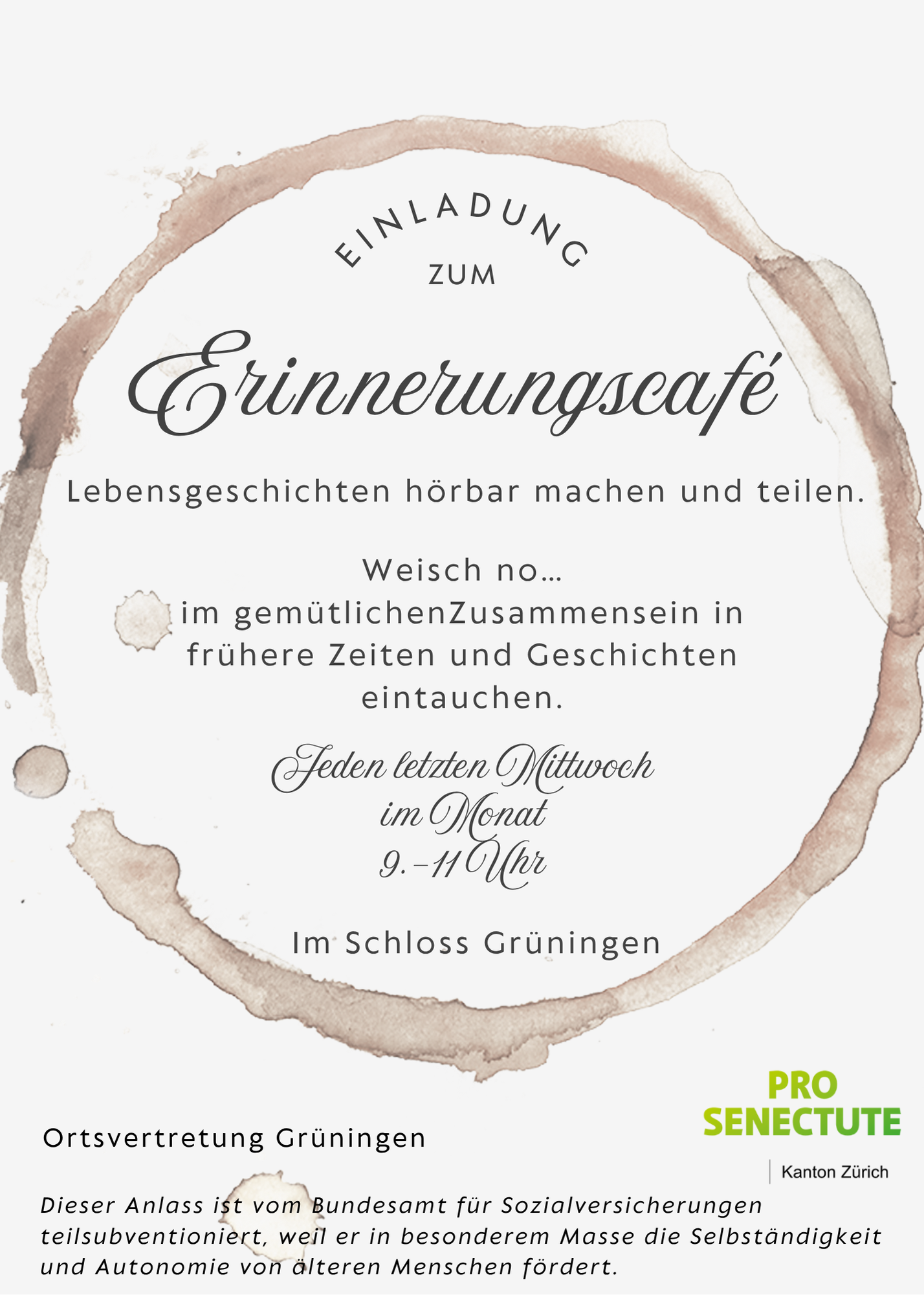 Erinnerungscafé