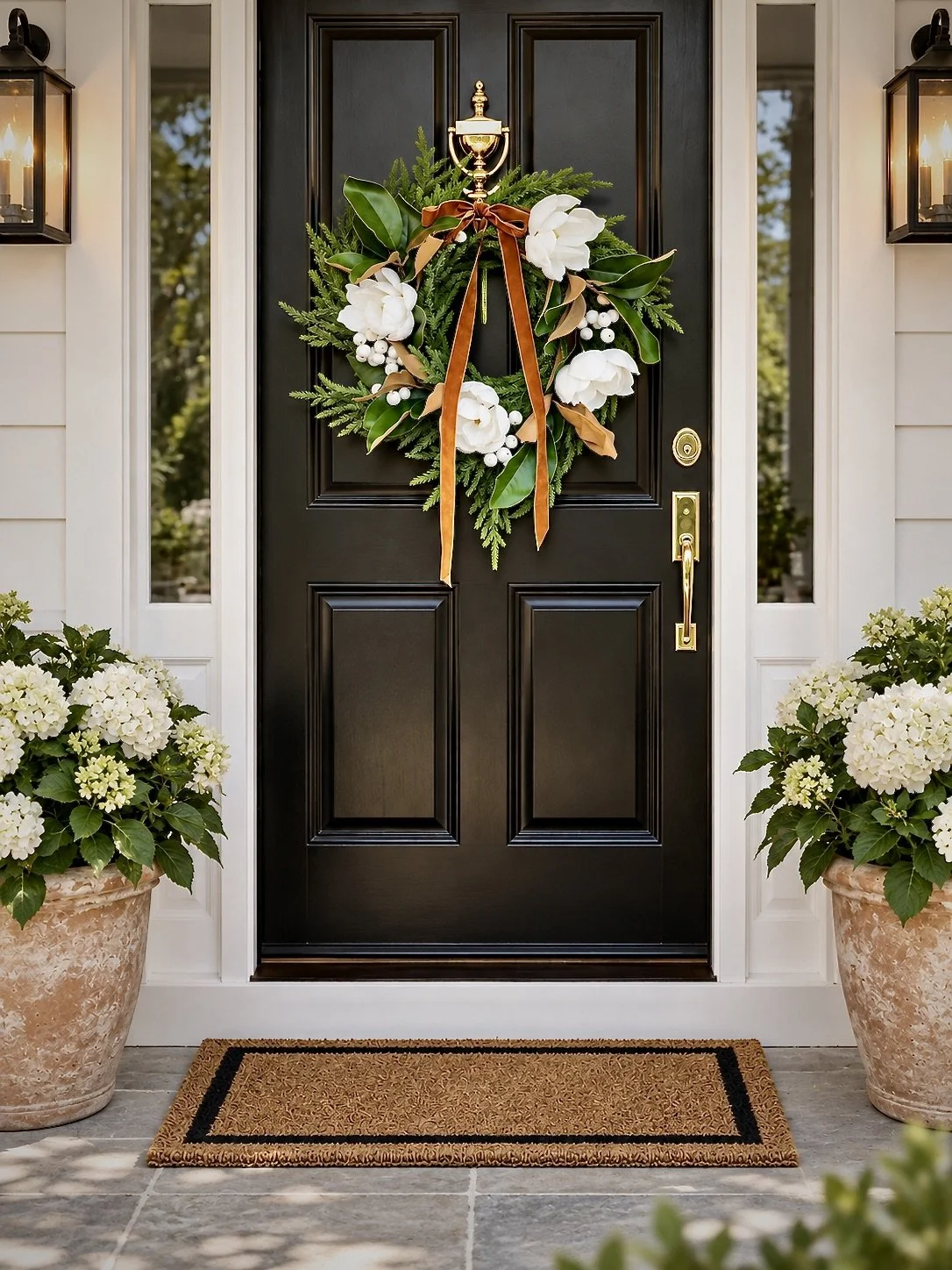 White Christmas Wreath
