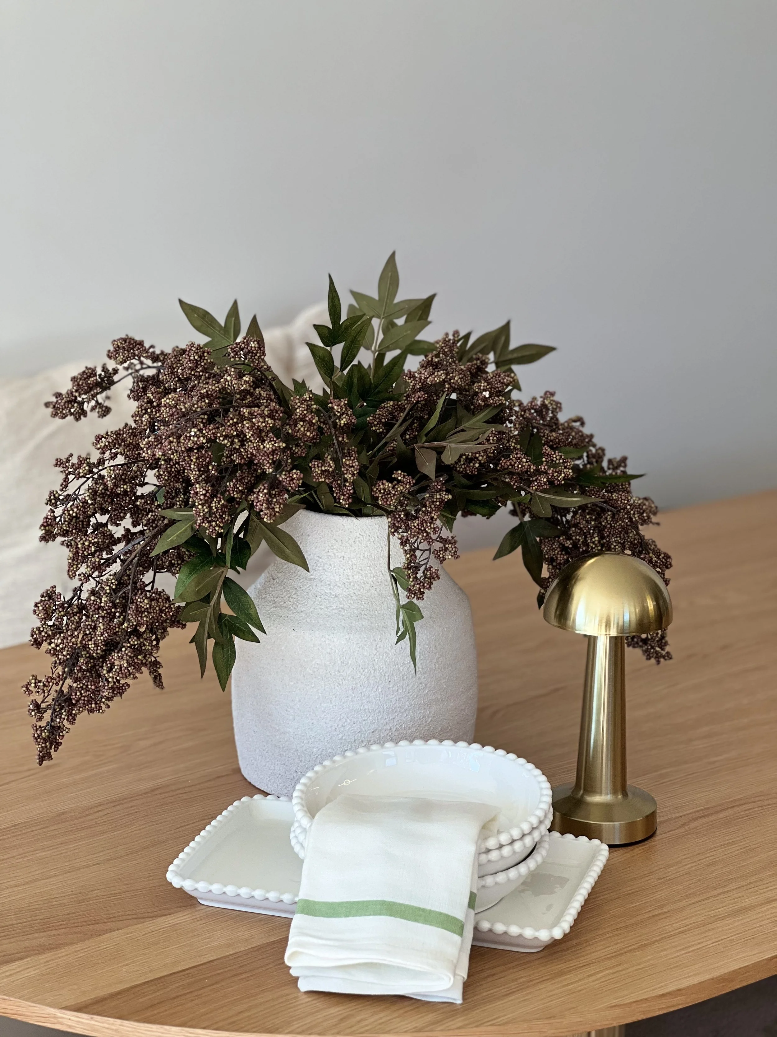 Berry Luxe - Faux Flower Arrangement