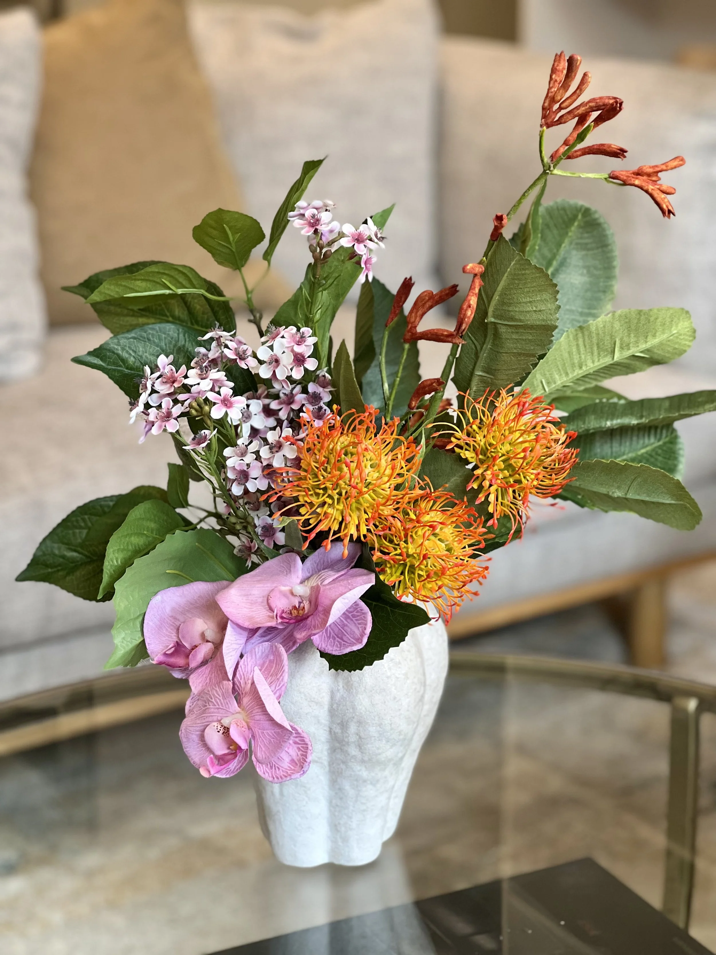 Luna Medium - Faux Flower Arrangement