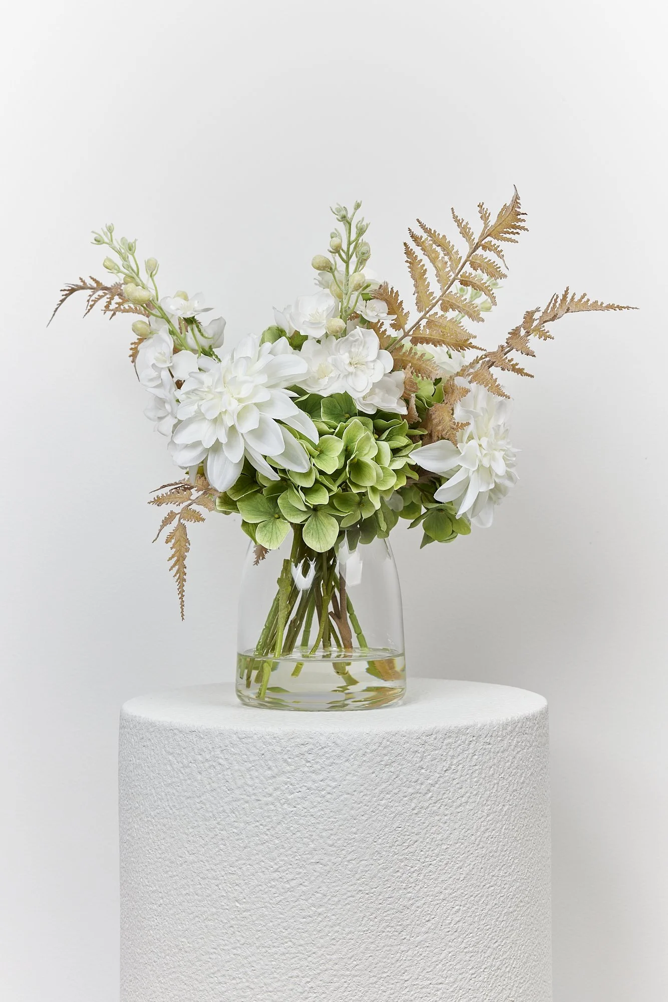 Vanilla Frost - faux flower arrangement - SOLD OUT